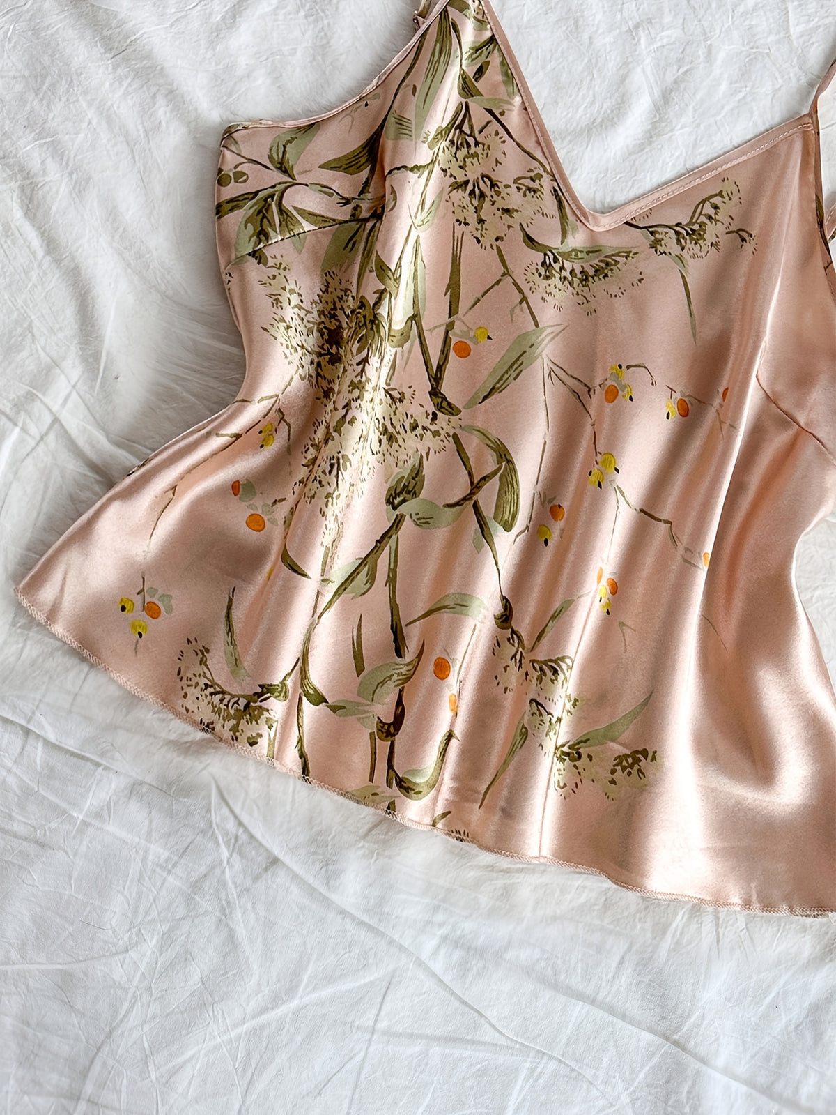 Noir Bloom Satin Set