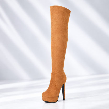 Elan Suede Stiletto Boots
