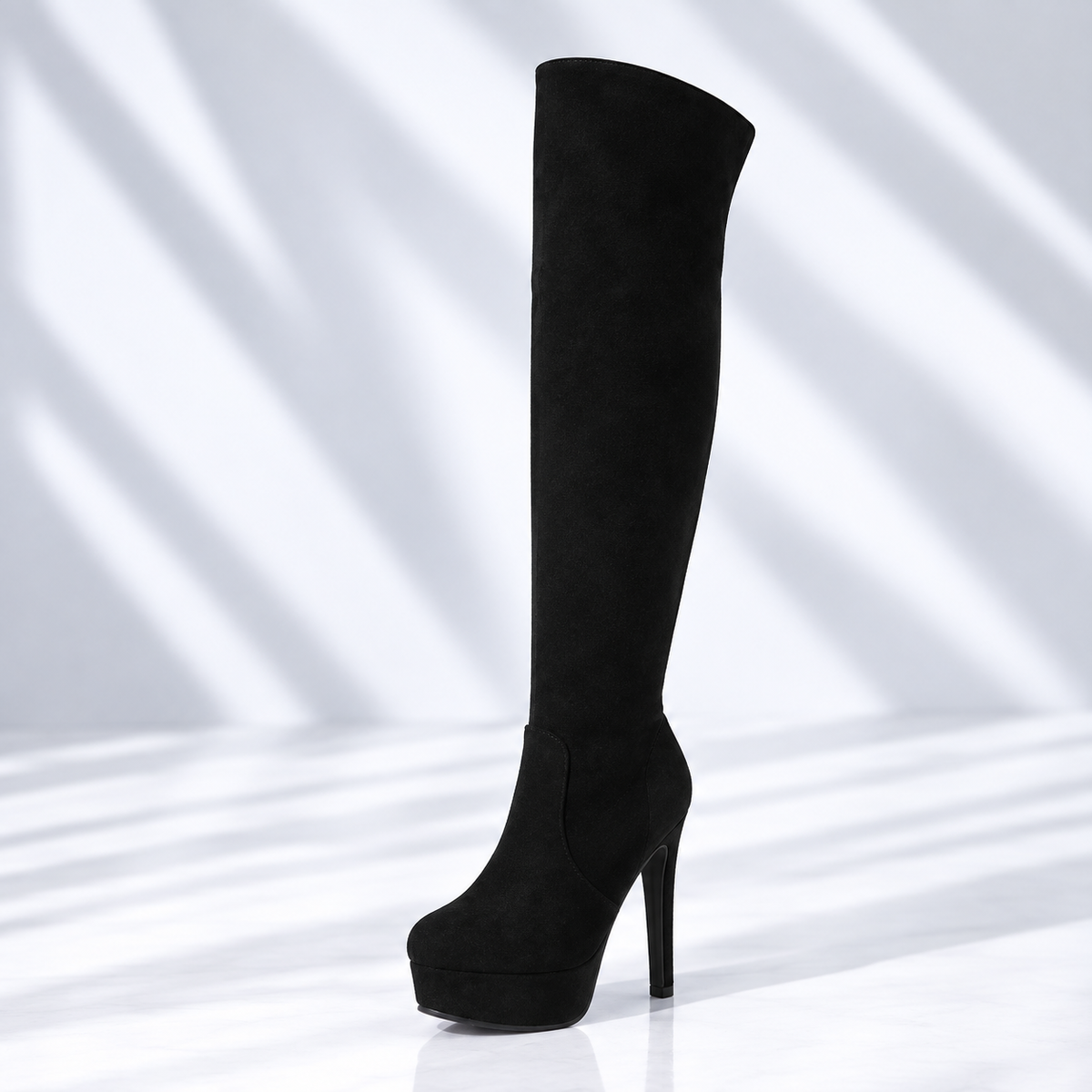 Elan Suede Stiletto Boots
