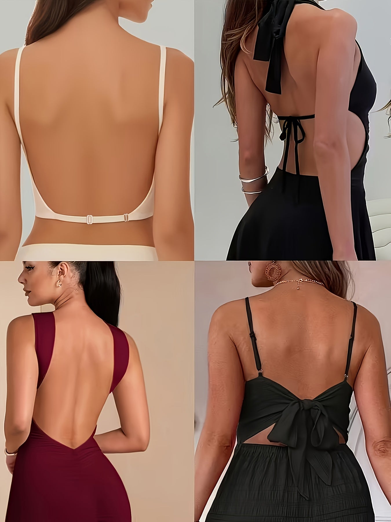 Seamless V-Neck Comfort Bra