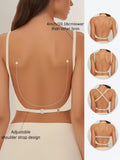 Seamless V-Neck Comfort Bra