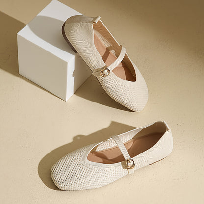 Celeste Shimmer Ballet Flats
