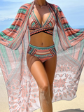 Santorini Blue 3-Piece Bikini Set