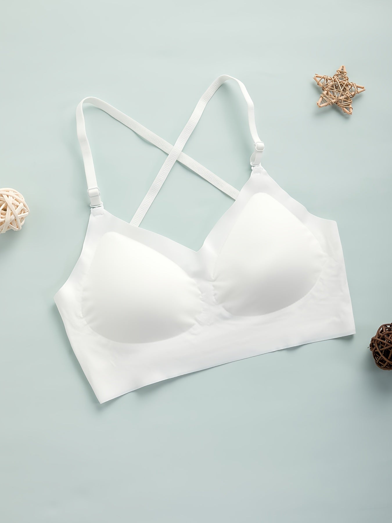 Seamless V-Neck Comfort Bra