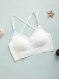 Seamless V-Neck Comfort Bra