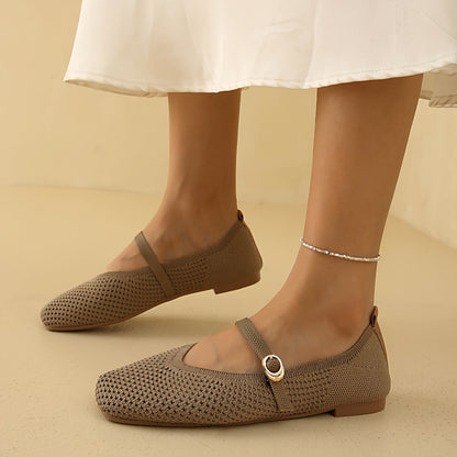 Celeste Shimmer Ballet Flats