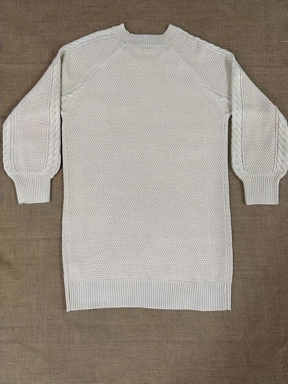 Elara Cable Knit Sweater Dress