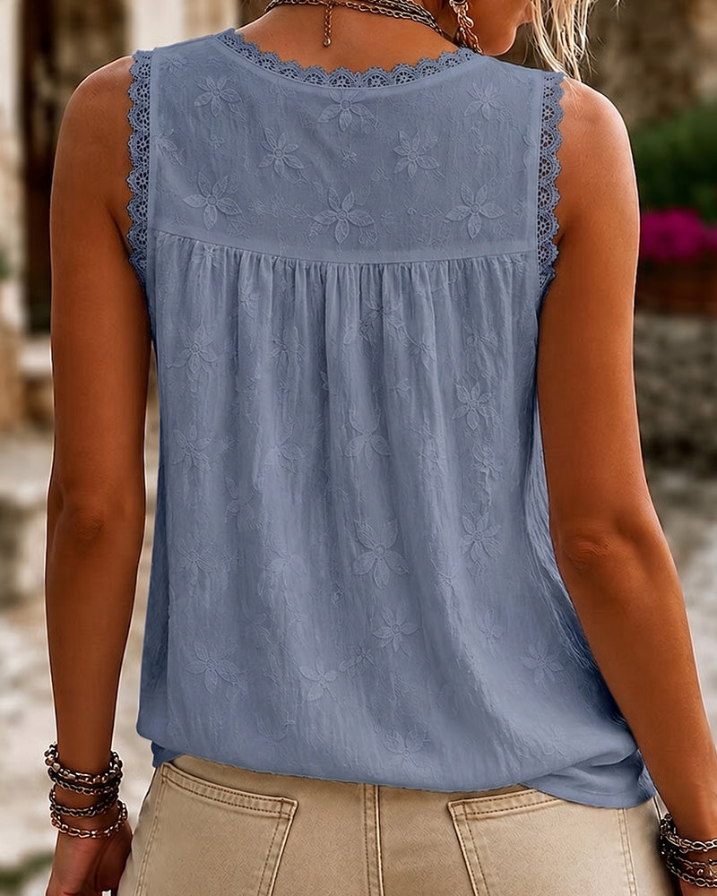 Elara Floral Lace Top