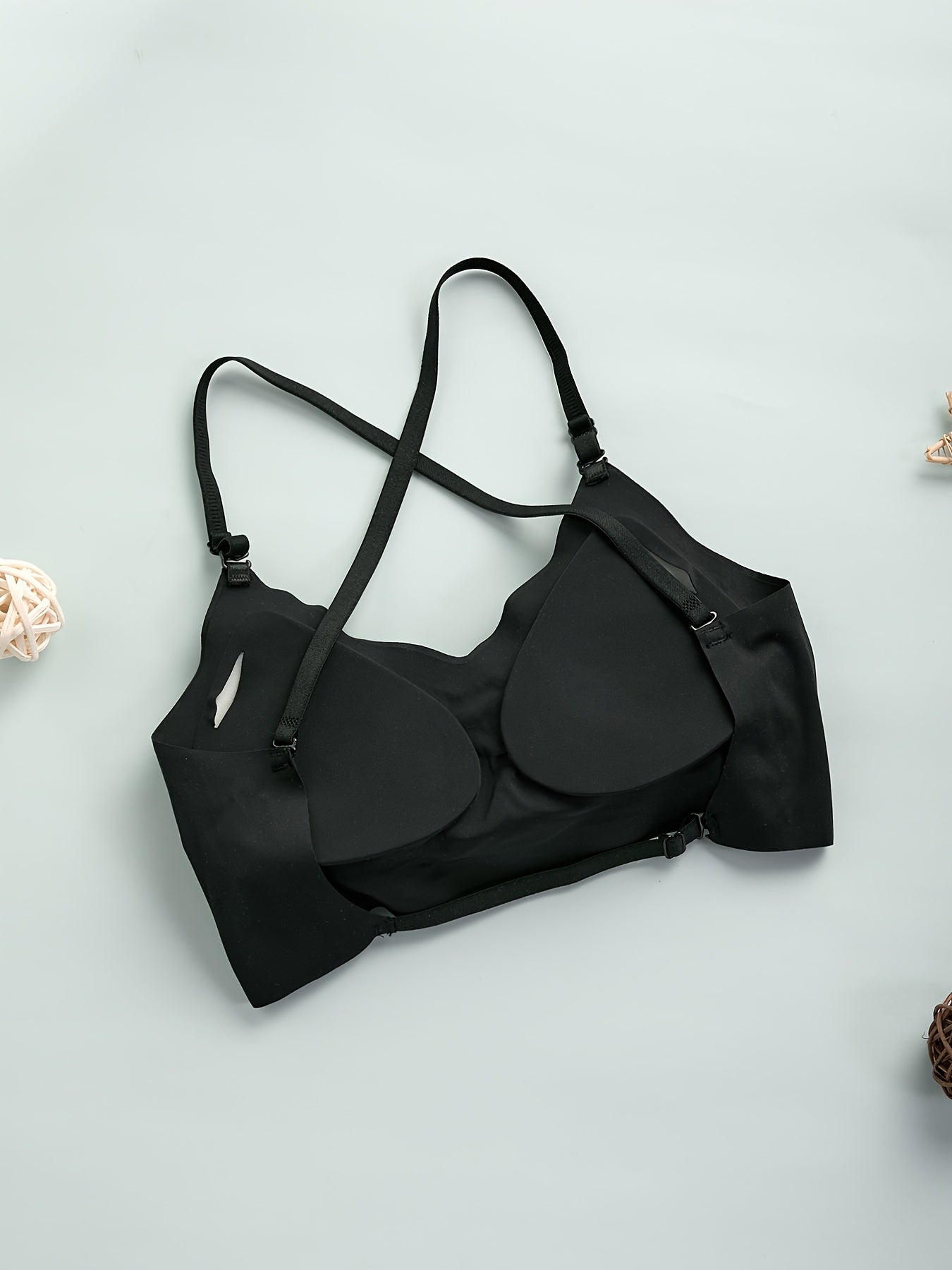 Seamless V-Neck Comfort Bra