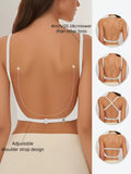 Seamless V-Neck Comfort Bra
