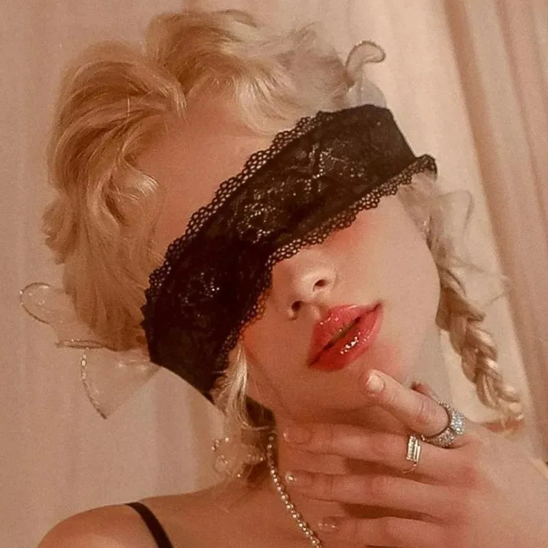 Eye Mask – Elegant Hollow-Out Blindfold
