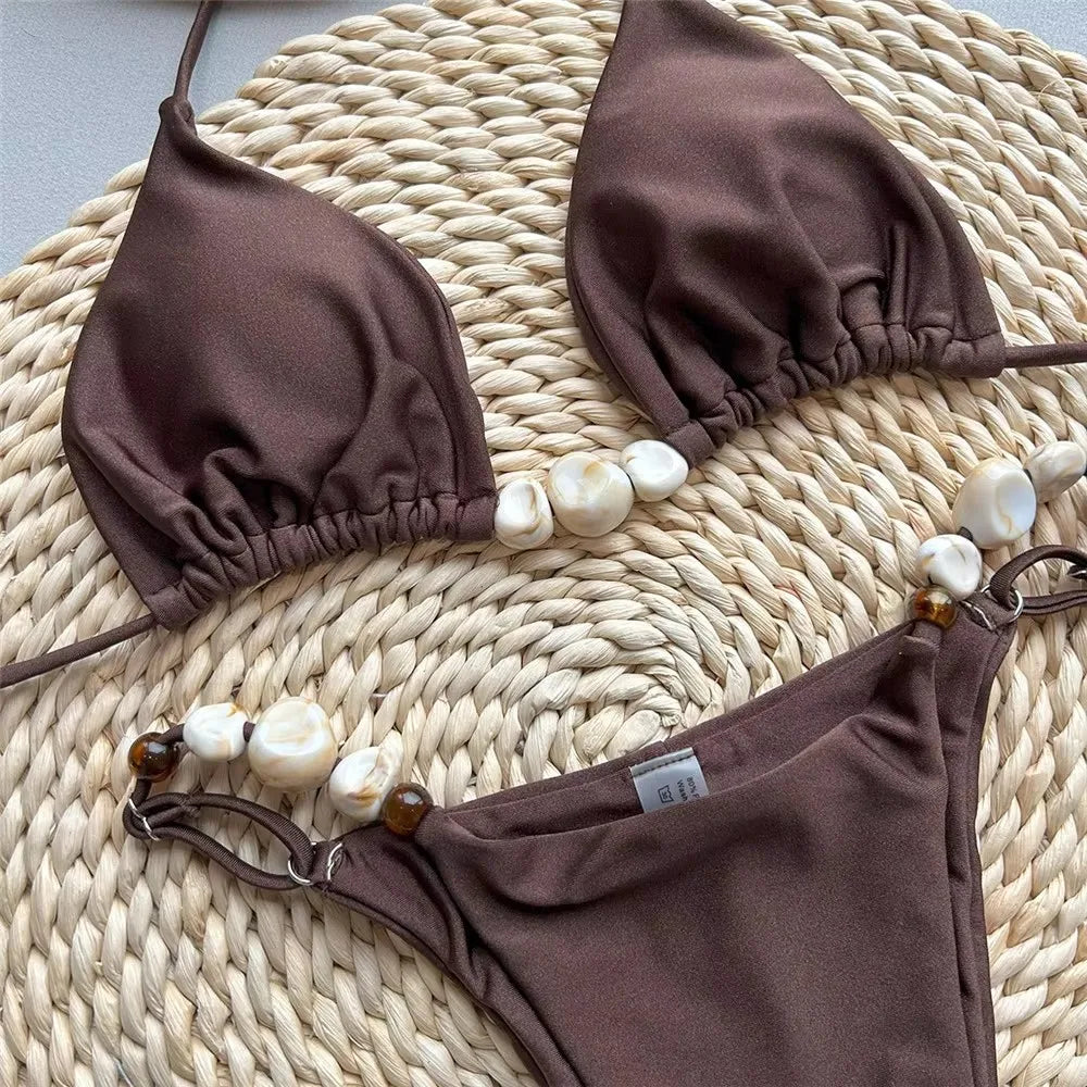 Beaded Charm Bikini