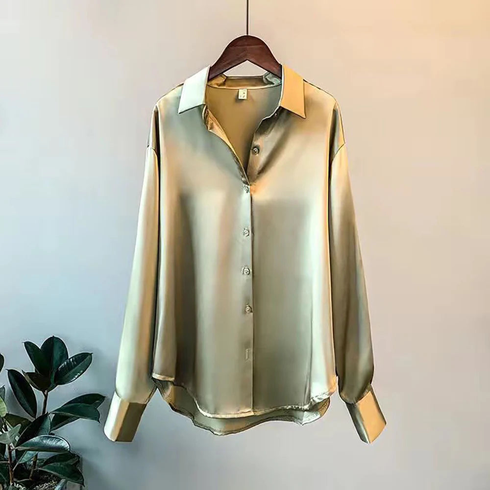 Aurelia Satin Blouse