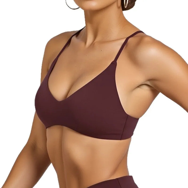 Strappy Back Sports Bra