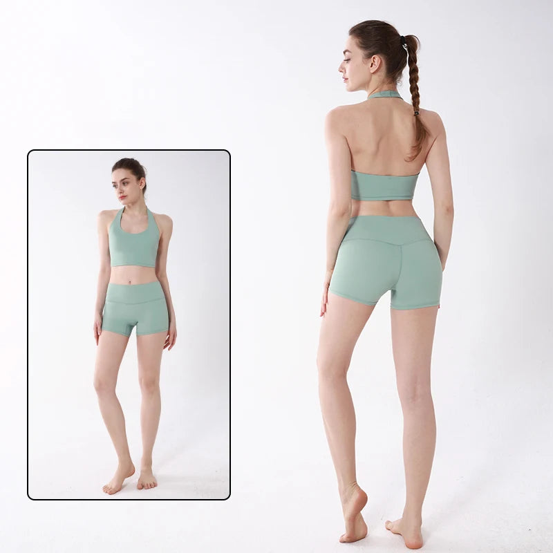 Luna Halter Activewear Set