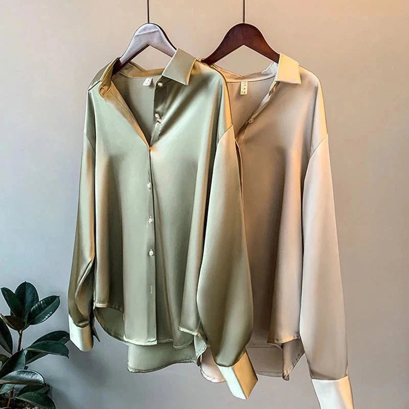 Aurelia Satin Blouse