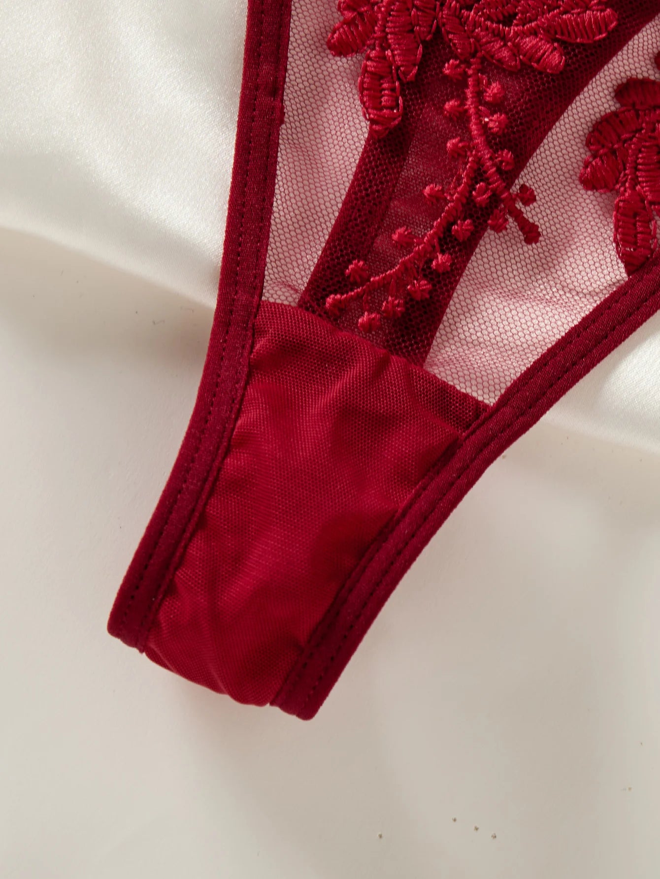 Scarlet Lace Babydoll Set