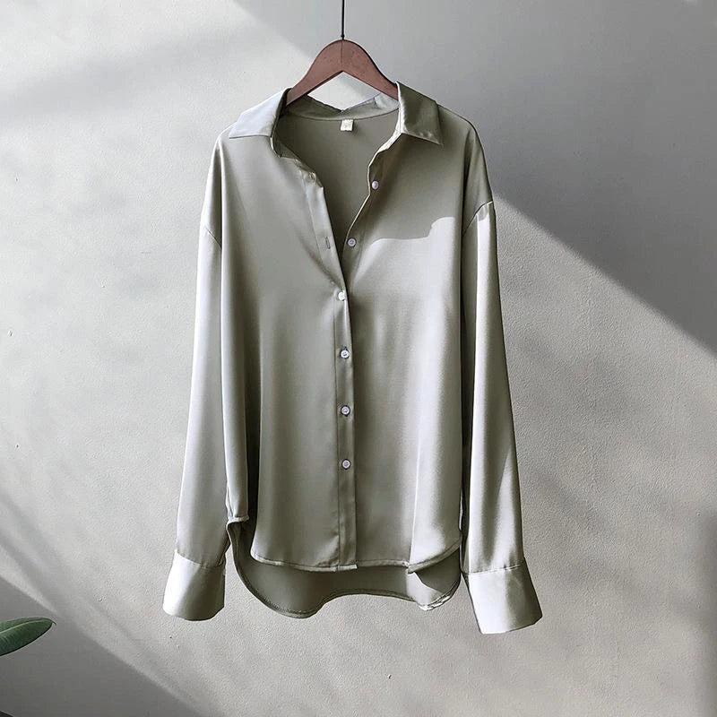 Aurelia Satin Blouse