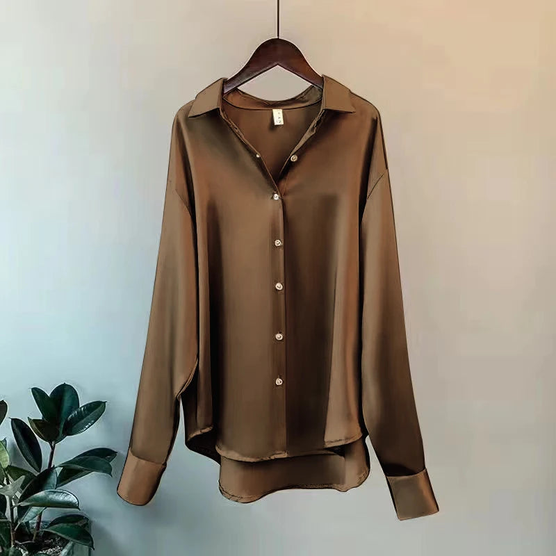 Aurelia Satin Blouse