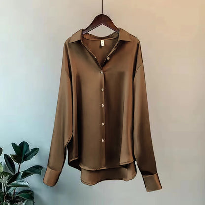 Aurelia Satin Blouse
