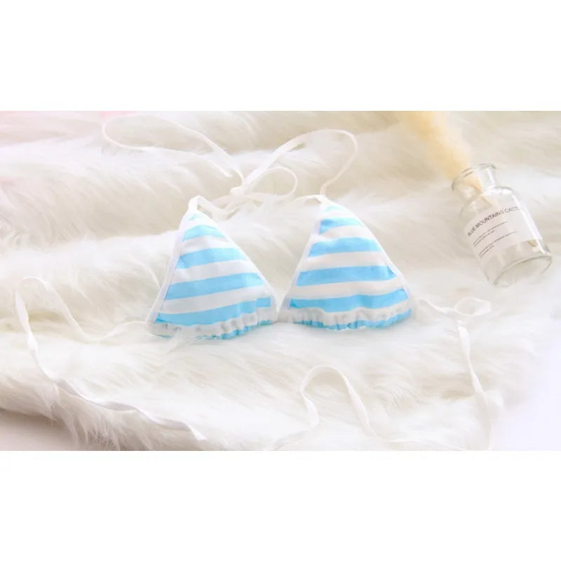 Lace-up Strap Bikini Set