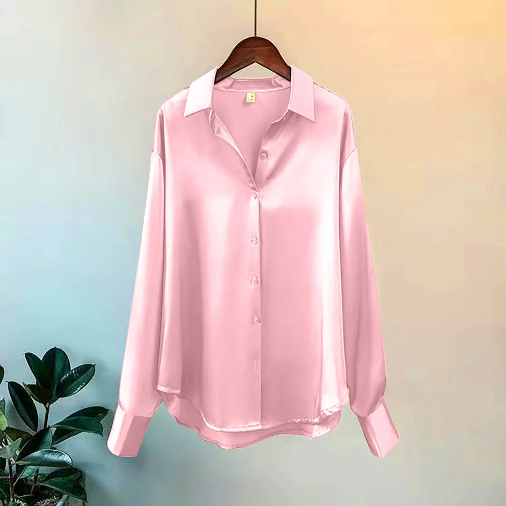 Aurelia Satin Blouse