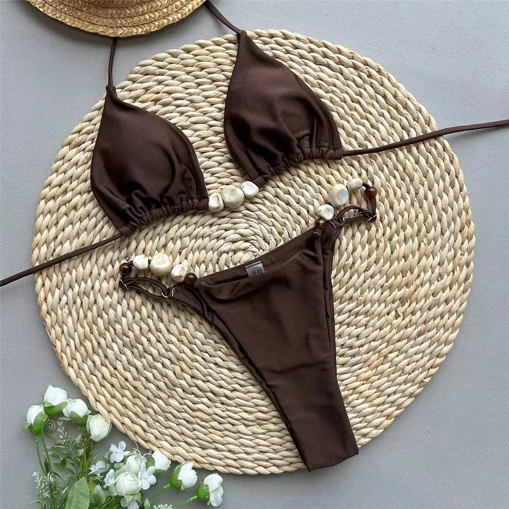 Beaded Charm Bikini