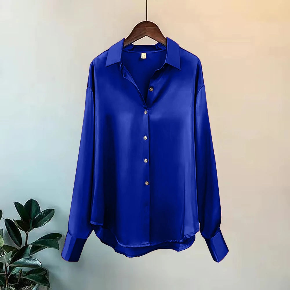Aurelia Satin Blouse