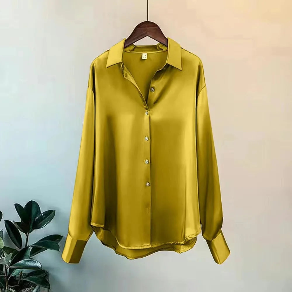 Aurelia Satin Blouse