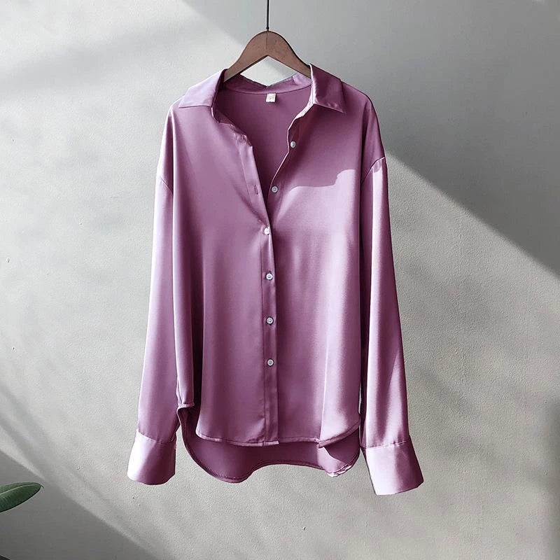 Aurelia Satin Blouse