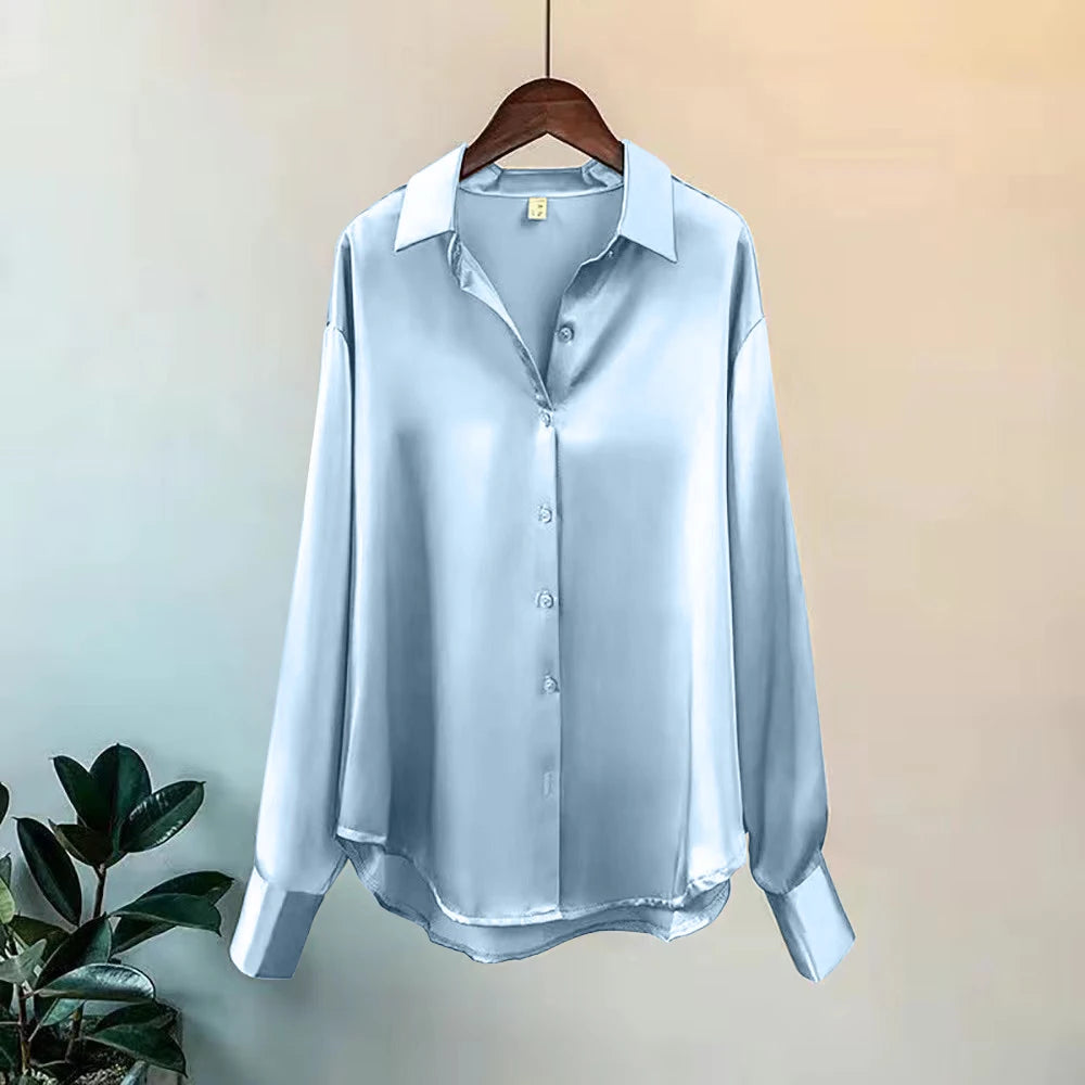 Aurelia Satin Blouse