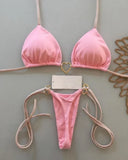 Amora Heart Detail Bikini Set