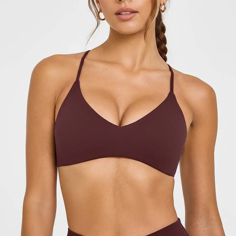 Strappy Back Sports Bra