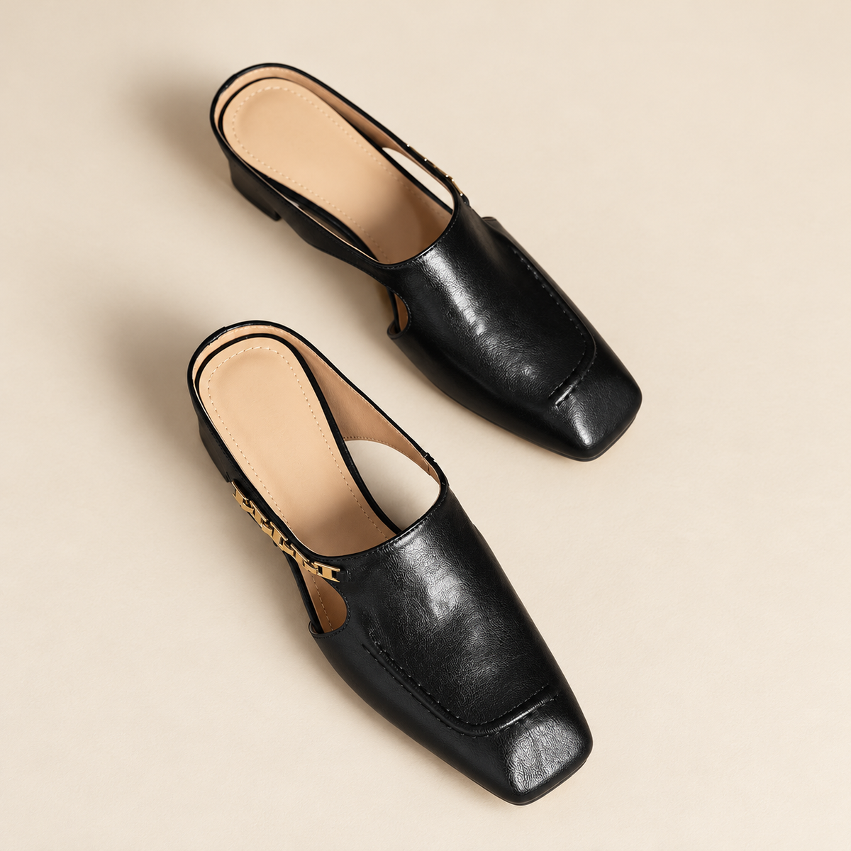 Etoile Luxe Leather Mules