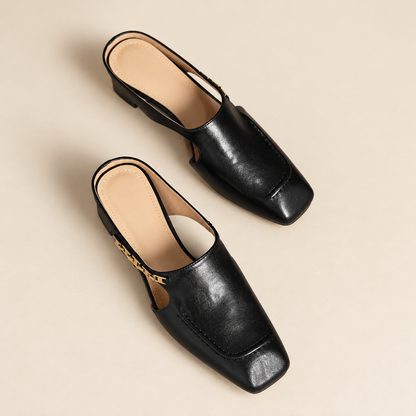 Etoile Luxe Leather Mules