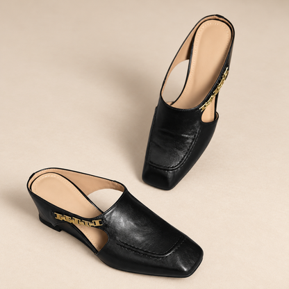 Etoile Luxe Leather Mules