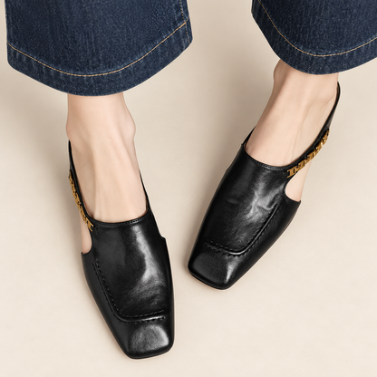Etoile Luxe Leather Mules