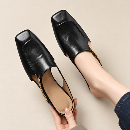Etoile Luxe Leather Mules