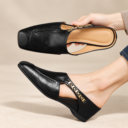 Etoile Luxe Leather Mules