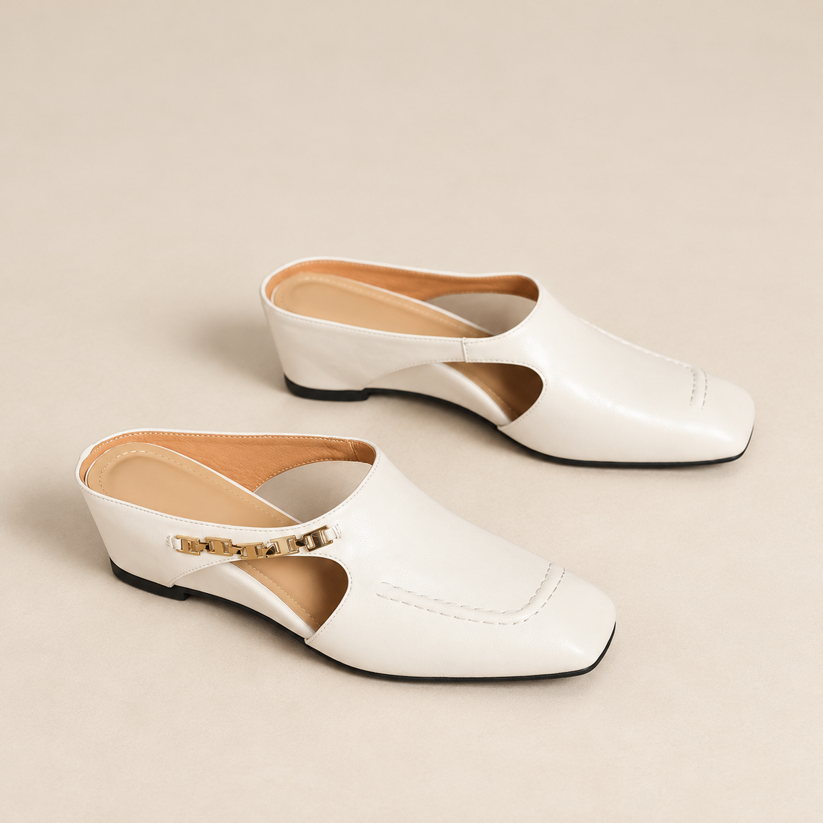 Etoile Luxe Leather Mules