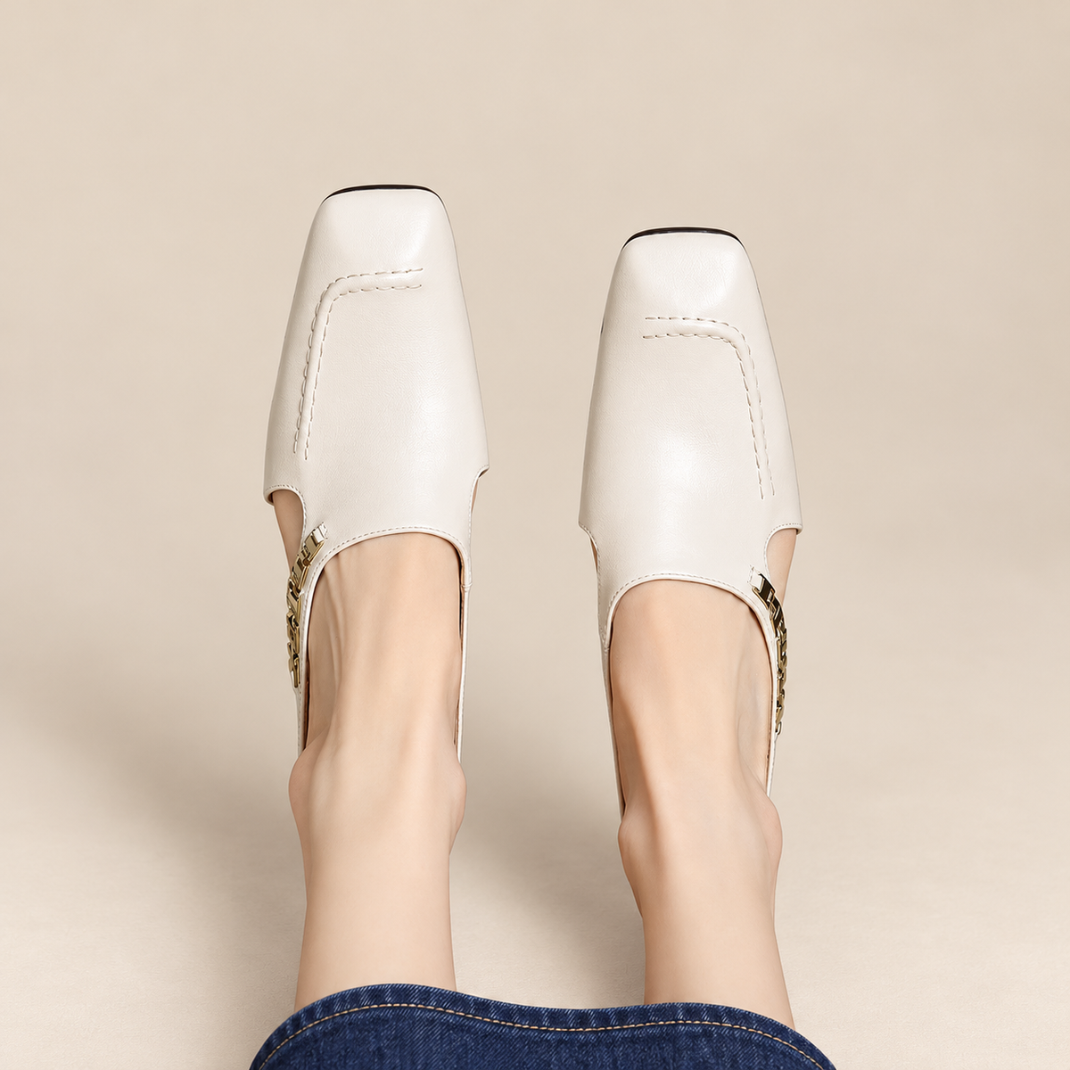Etoile Luxe Leather Mules