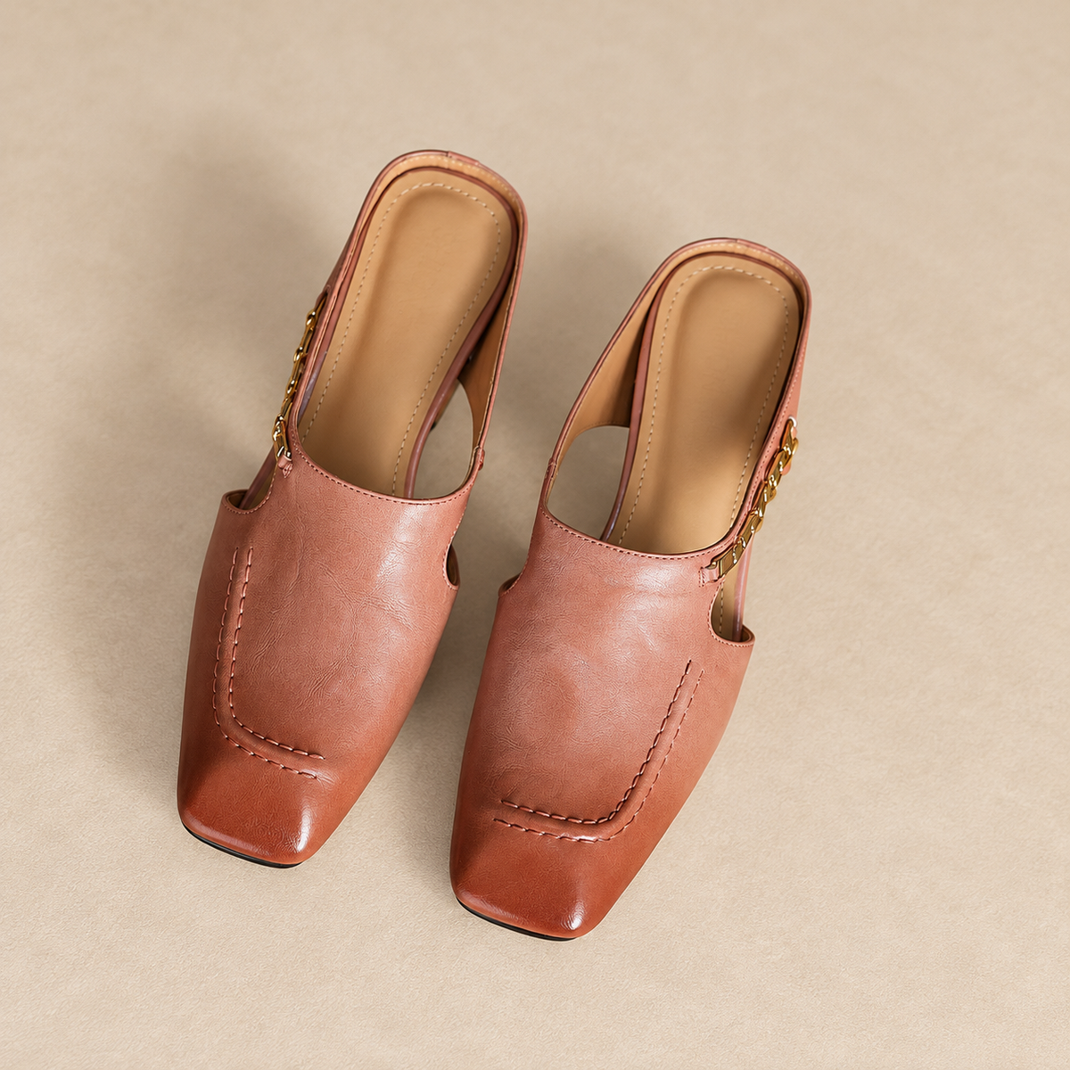 Etoile Luxe Leather Mules