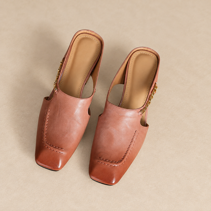 Etoile Luxe Leather Mules
