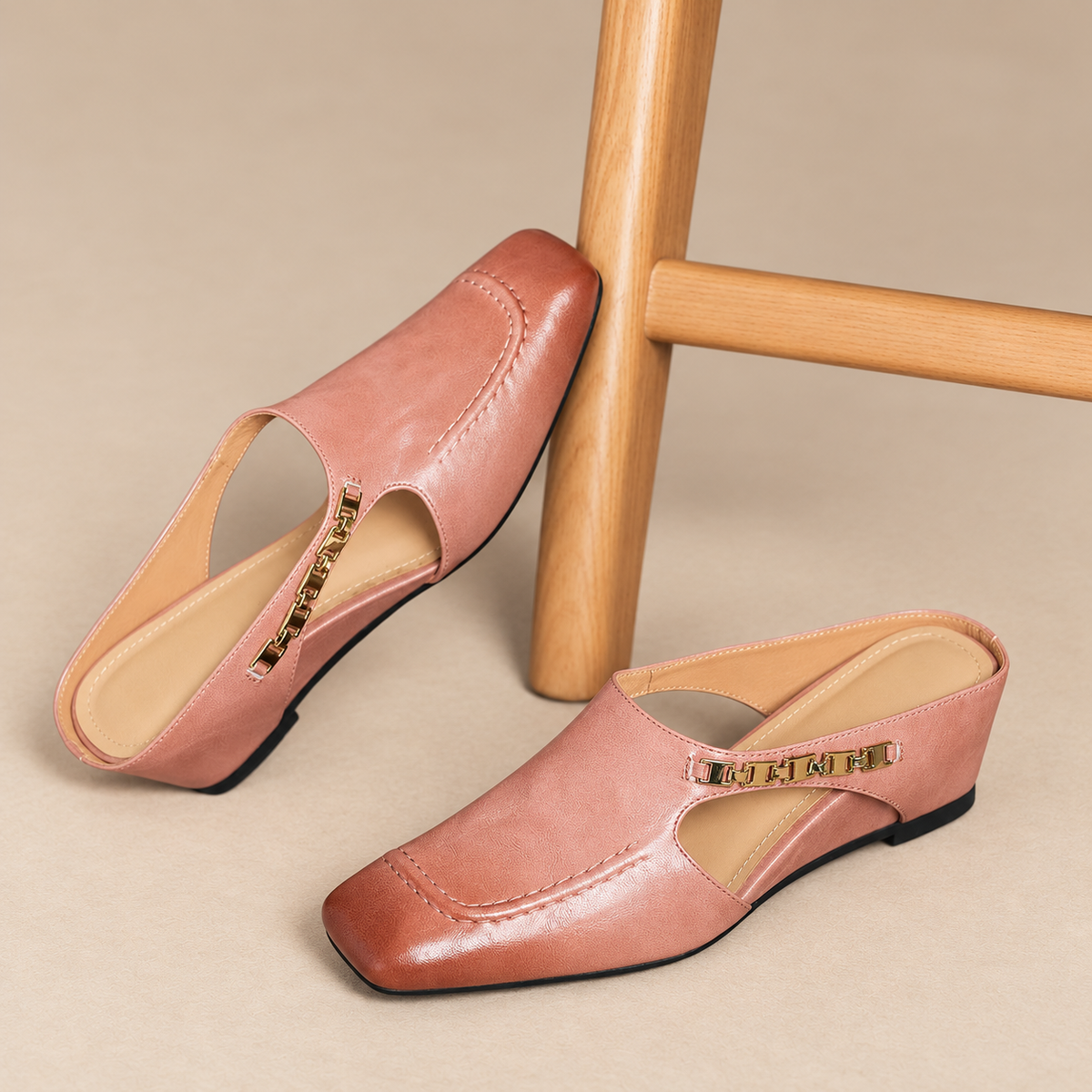 Etoile Luxe Leather Mules