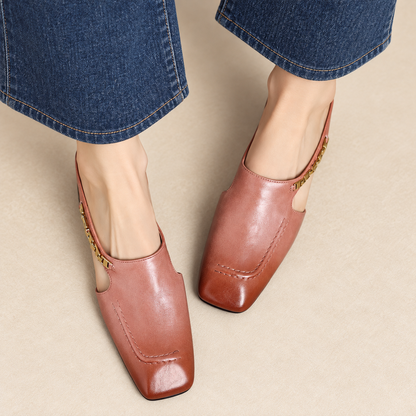 Etoile Luxe Leather Mules
