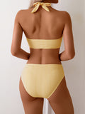 Striped Halter Bikini