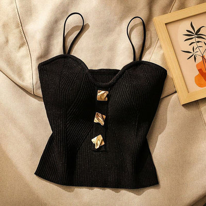 Elara Slim-Knit Cami
