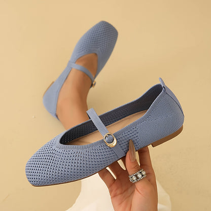 Celeste Shimmer Ballet Flats