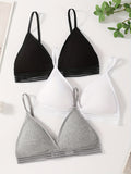 Ribbed Comfort Bralette – 3PC Set