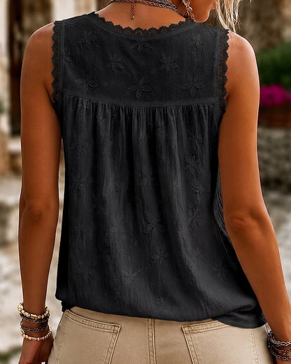 Elara Floral Lace Top